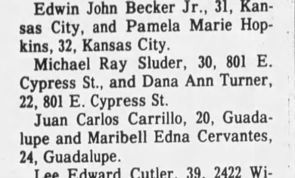 Clipping from Santa Maria Times